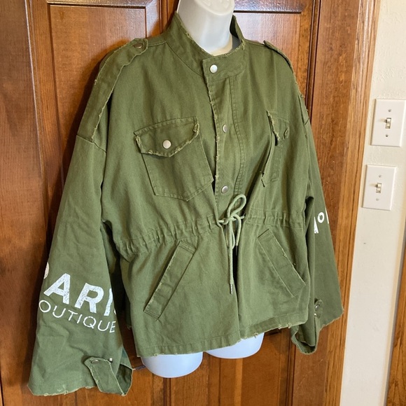 YOLO Army Green Utility Jacket - Picture 2 of 11